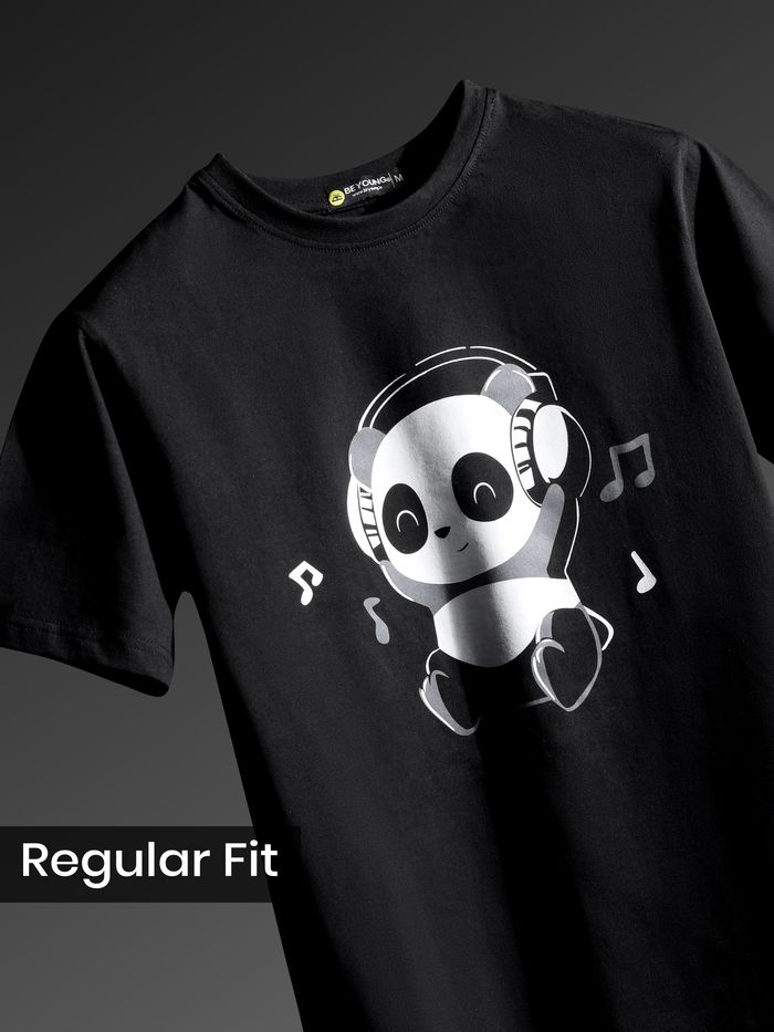 Buy Music Panda T-shirt for Men Online in India -Beyoung