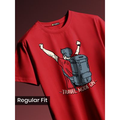 Travel Mode On T-shirts for Men Travel Mode On T-shirts for Men