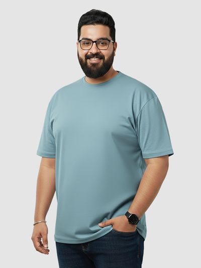 Plain Dream Blue Plus Size T-Shirt 2.0 5XL T Shirt,