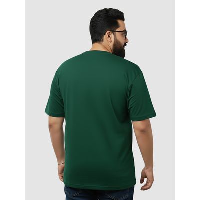 Plain Bottle Green Plus Size T-Shirt 2.0 Plain Bottle Green Plus Size T-Shirt
