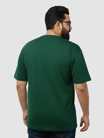 Plain Bottle Green Plus Size T-Shirt 2.0 Plain Bottle Green Plus Size T-Shirt