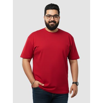 Plain Red plus size clothing India