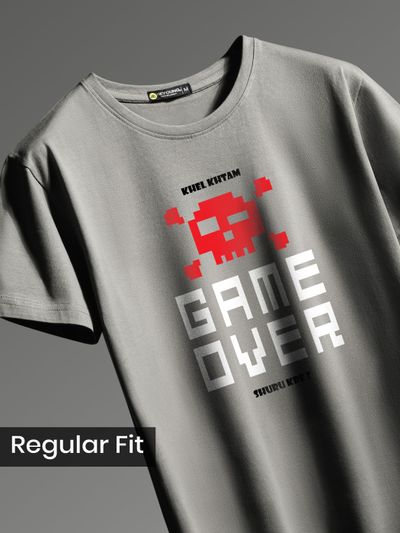 Game Over Printed T-shirt for Men