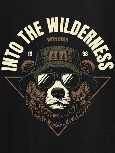 Into The Wilderness Printed T-shirt for Men Into The Wilderness Printed T-shirt for Men