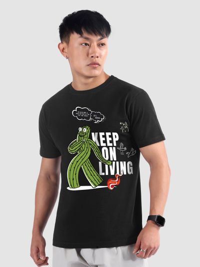 Keep On Living Printed T-Shirt Keep On Living Printed T-Shirt