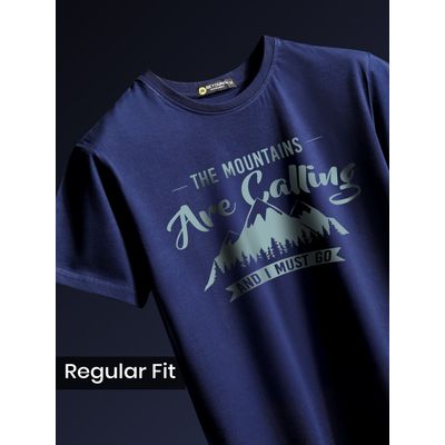Mountains Are Calling graphic T shirts