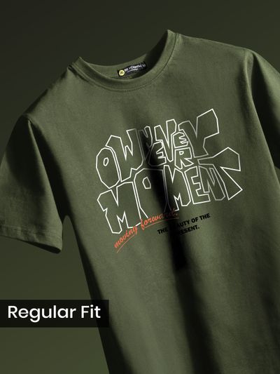 Own Every Moment Printed T-shirt for Men Own Every Moment Printed T-shirt for Men