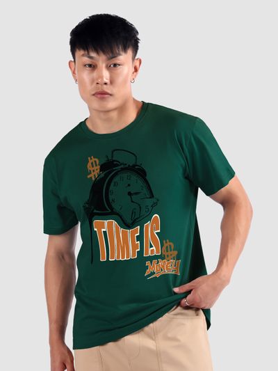 Time Is Money Half Sleeve T-shirt Time Is Money Half Sleeve T-shirt