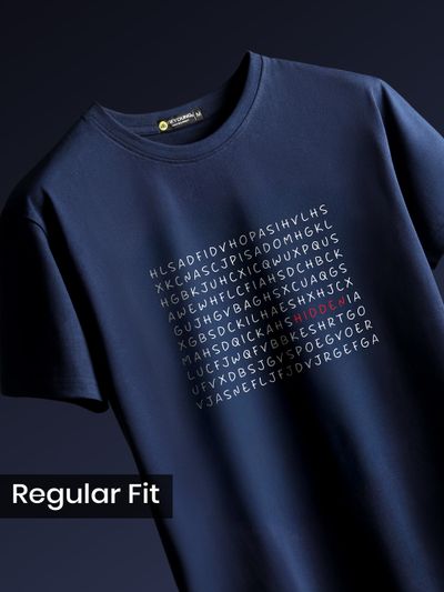 Typography Printed T-shirt for Men