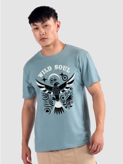 Wild Soul Printed T-shirt for Men Wild Soul Printed T-shirt for Men