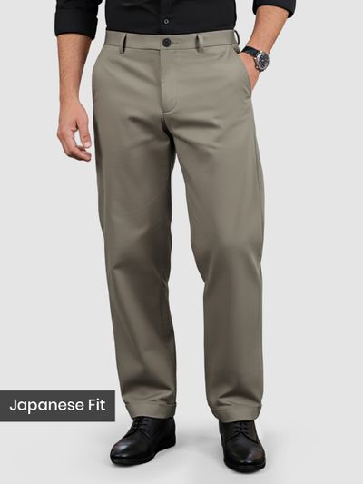 Warm Grey Japanese Fit Pants Warm Grey Japanese Fit Pants