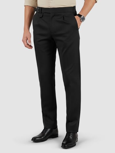 Black Stretch Gurkha Pants Black Stretch Gurkha Pants