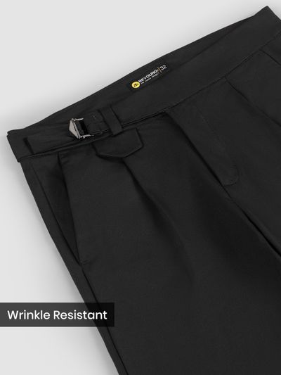 Black Stretch Gurkha Pants Black Stretch Gurkha Pants
