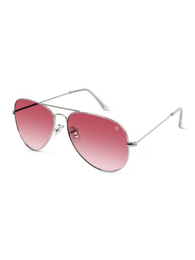 Shop Aethern Silver Aviator Sunglasses