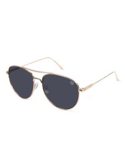 Shop Oxblood Black Aviator Sunglasses