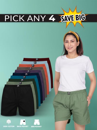Boxer shorts for women outlet