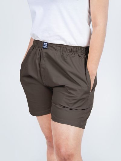 Plain Grizzle Gray Women Boxer Girls Boxer Shorts