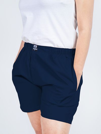 Plain Navy Blue Women Boxer Plain Navy Blue Women Boxer