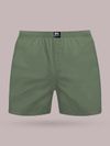 Plain Sage Green Women Boxer