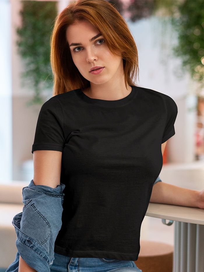 Black t deals shirt ladies