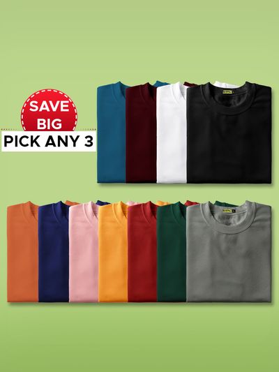 Plain T Shirts for Women @Upto 55% OFF 