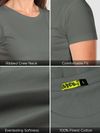 Space Grey Womens Plain T-Shirt