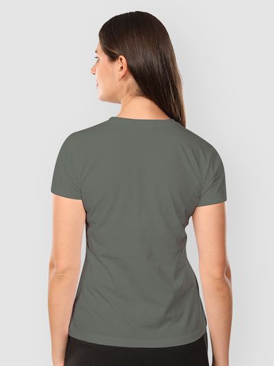 Space Grey Womens Plain T-Shirt
