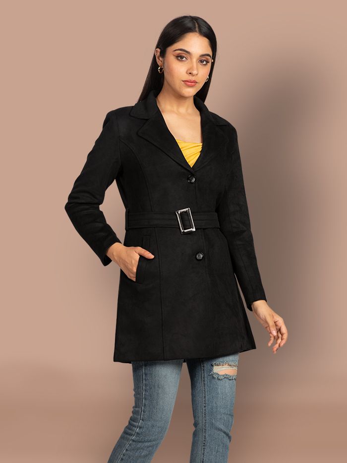 Long overcoat hot sale for ladies