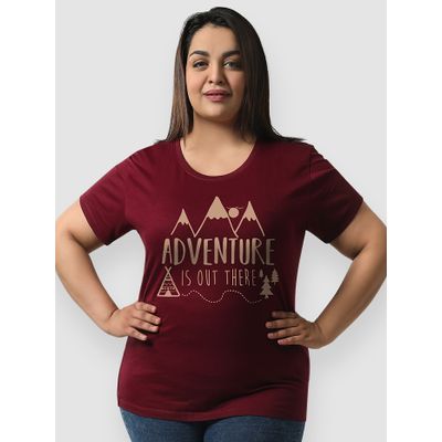 Adventure is Out There Women Plus Size T-shirt Adventure is Out There Women Plus Size T-shirt