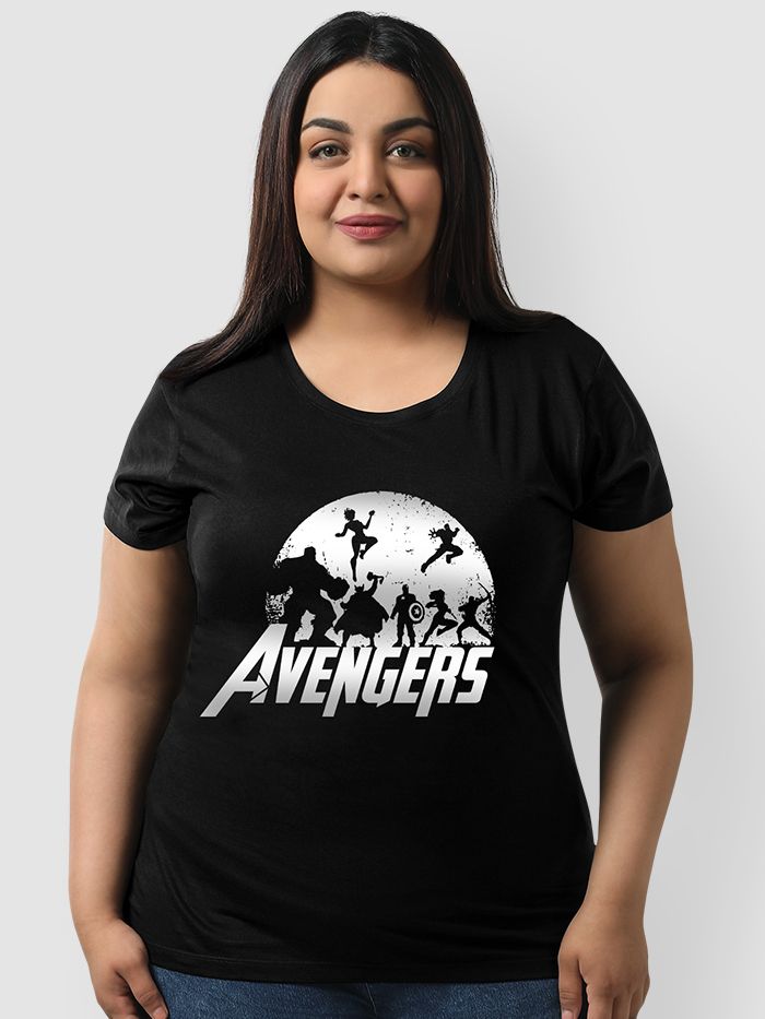 Women's plus size avengers shirt top