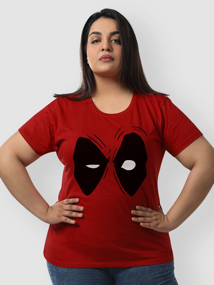 Deadpool t shirt women's clearance