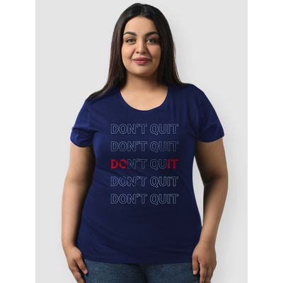 Never Quit plus size womens clothing