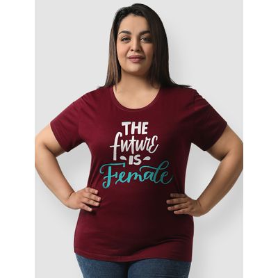Future is Female Women Plus Size T-shirt Future is Female Women Plus Size T-shirt