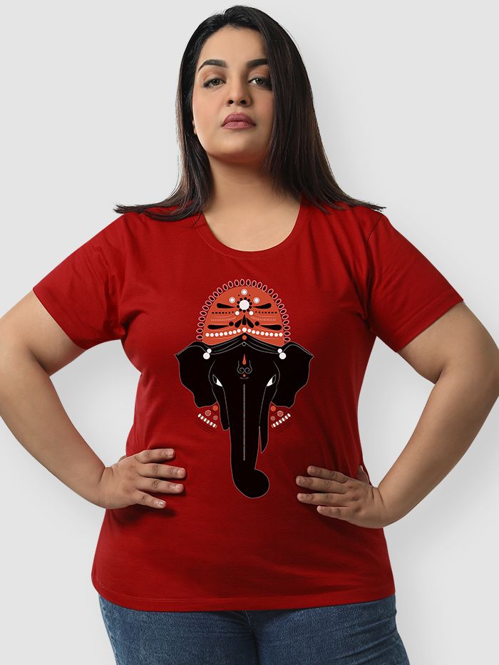 Gajanan Women Plus Size T-shirt