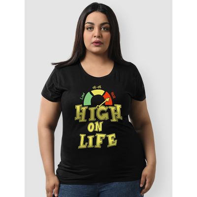 High On Life Women Plus Size T-shirt