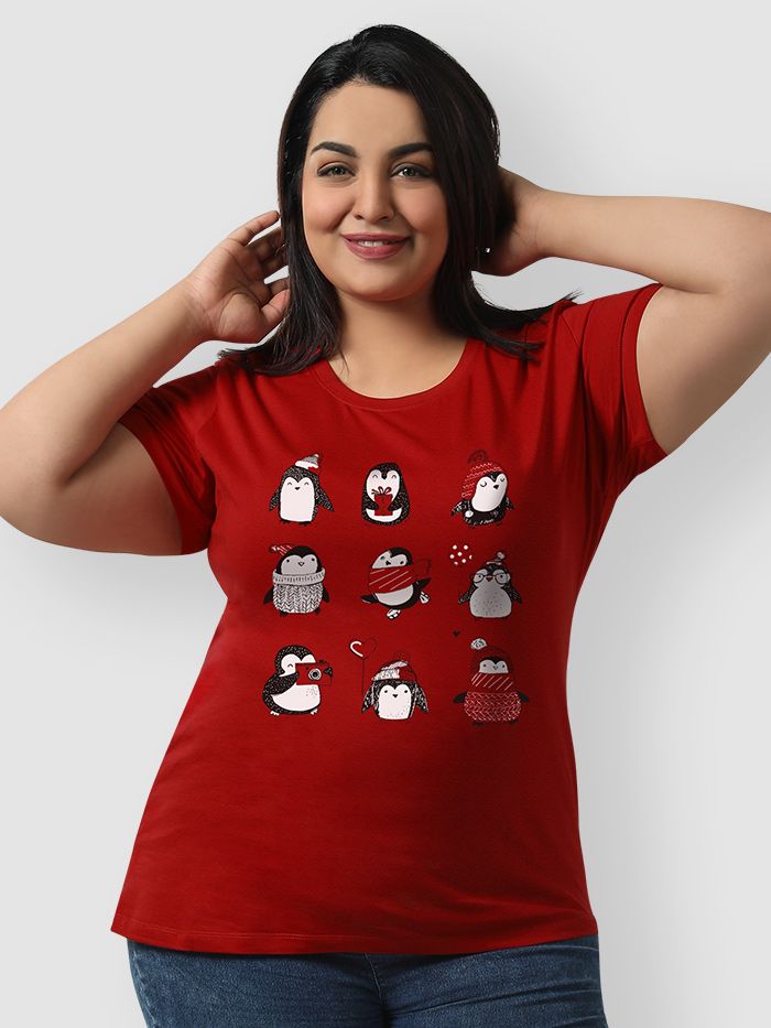 Plus size discount holiday t shirts