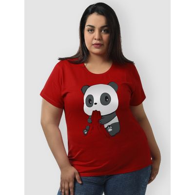 Hungry Panda Women Plus Size T-shirt Hungry Panda Women Plus Size T-shirt,