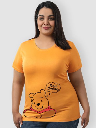 Keep Smiling Women's Plus Size T shirts