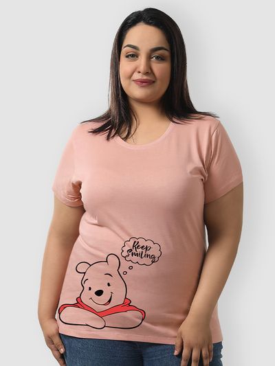 Keep Smiling Women's Plus Size T shirts