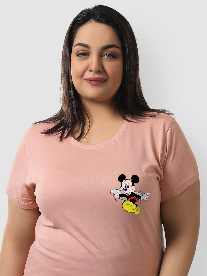 Mickey mouse t shirt womens india 2025