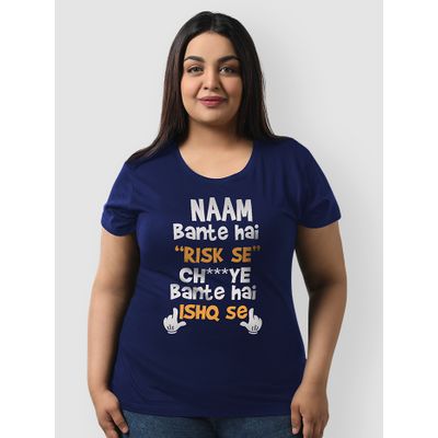 Naam Bante Hai Women Plus Size T-shirt