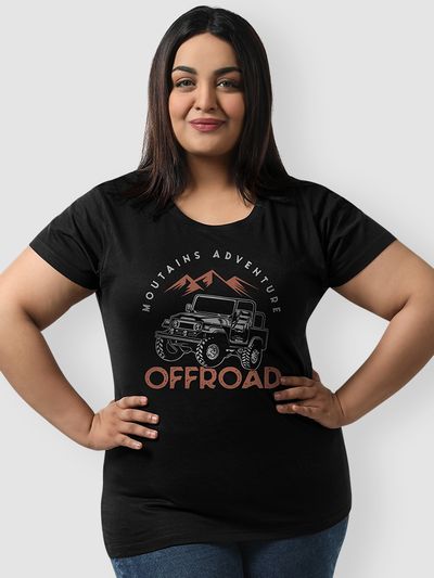 Off Road Women Plus Size T-shirt Off Road Women Plus Size T-shirt