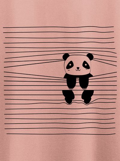 Peeping Panda Women Plus Size T-shirt Women's Plus Size T shirt