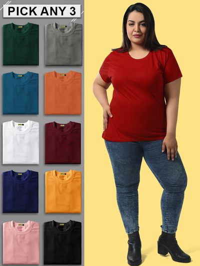 Women Plus Size T - [₹299] Buy Plus Size Tops