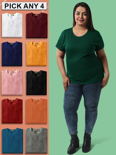 Women Plus Size T - [₹299] Buy Plus Size Tops