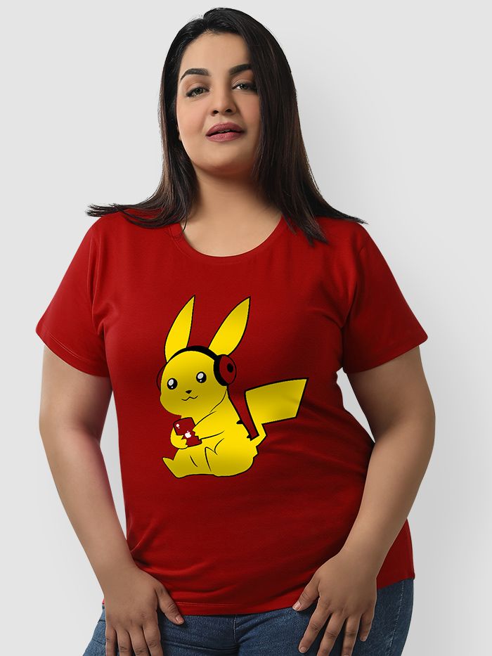 Pikachu t shirt women's india sales