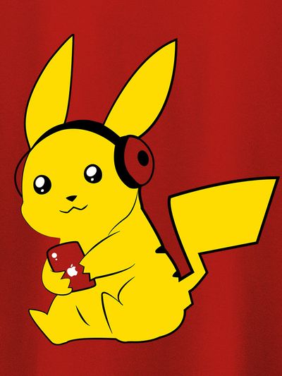 Pikachu Music Women Plus Size T-shirt