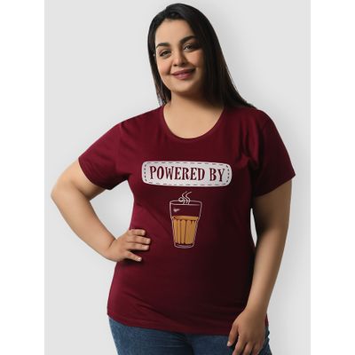 Powered by Chai Women Plus Size T-shirt Powered by Chai Women Plus Size T-shirt