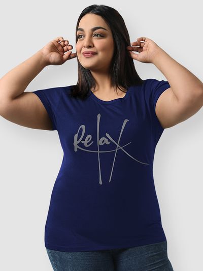 Buy Relax Women Plus Size T shirt Online in India Beyoung