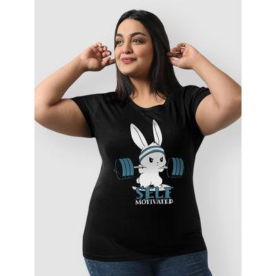 Self Motivated Women Plus Size T-shirt